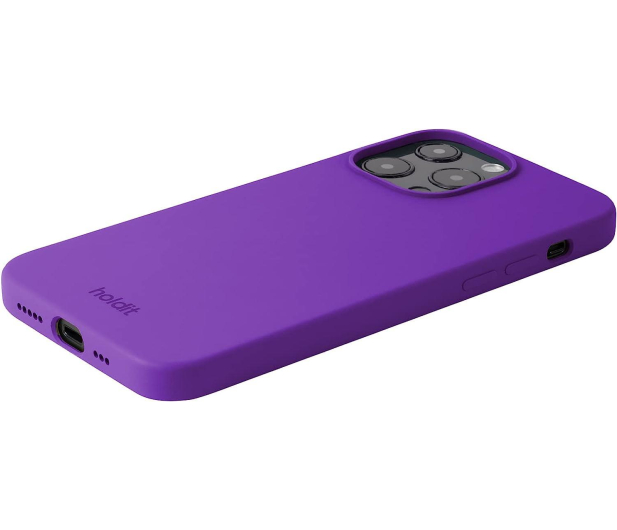 Holdit Silicone Case iPhone 13 Pro Bright Purple 15608 - 1148390 - zdjęcie 3